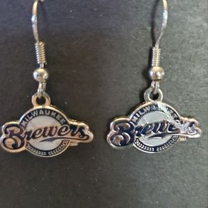 Milwaukee Brewers Logo Earrings